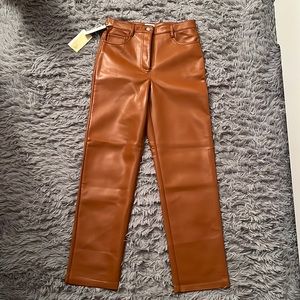 Aritzia Melina leather pants in size 6
